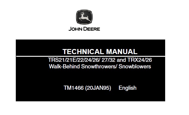 john deere trs27 service manual